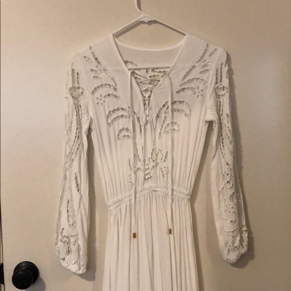 White Eyelet Dress